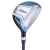 LADIES PETITE LENGTH POWERBILT ALL GRAPHITE COMPLETE GOLF CLUB SET w/DRIVER + HYBRID + BAG + PUTTER + 2 HEAD COVERS: PETITE, REGULAR OR TALL LENGTHS